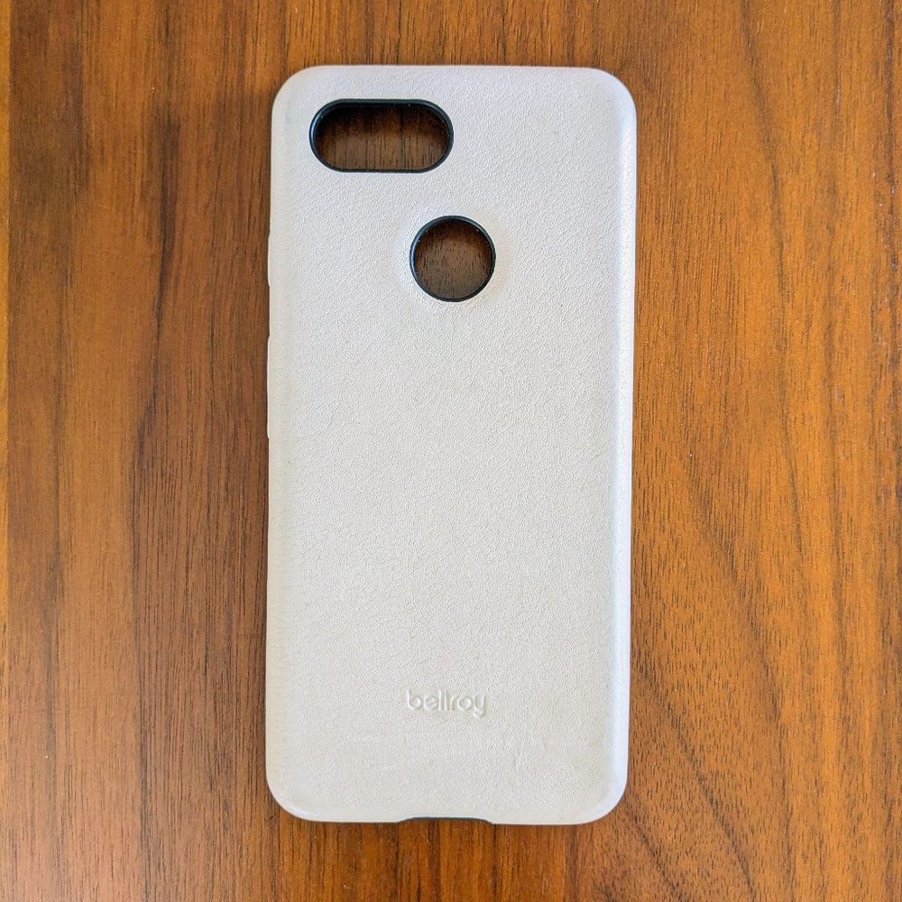 Bellroy leather case for Google Pixel 3 | off white